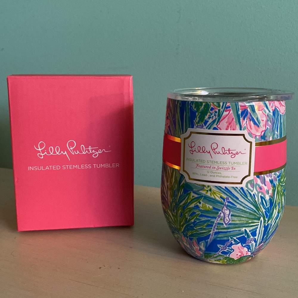 Lilly Pulitzer insulated tumbler - “Swizzle In”